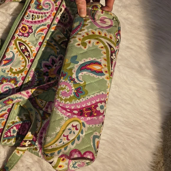 Vibrant Paisley Vera Bradley Tote Bag - Picture 4 of 4